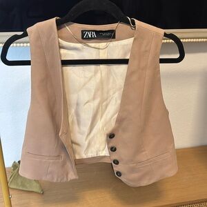 Zara Tan Vest